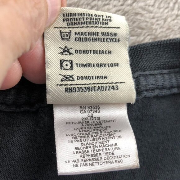 Ecko Unltd Men T-Shirt 2XL Black Short Sleeve Cotton Casual Graphic Tee Crewneck - Picture 8 of 14